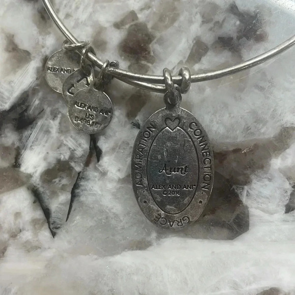 Alex &‎ Ani “Aunt” Silver Bracelet - Picture 2 of 2